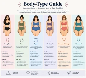 how to choose party dresses for your body type