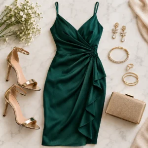how to style party wear dresses with accessories
