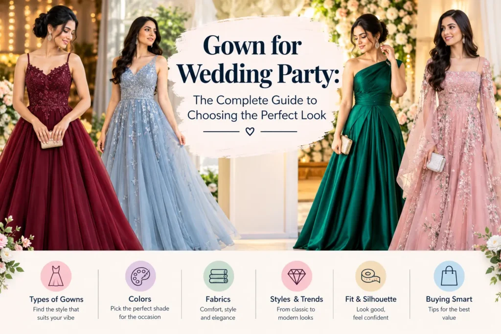 gown for wedding party