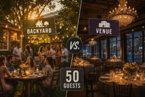 Backyard Party vs. Venue Rental: Which Wins for 50 Guests?