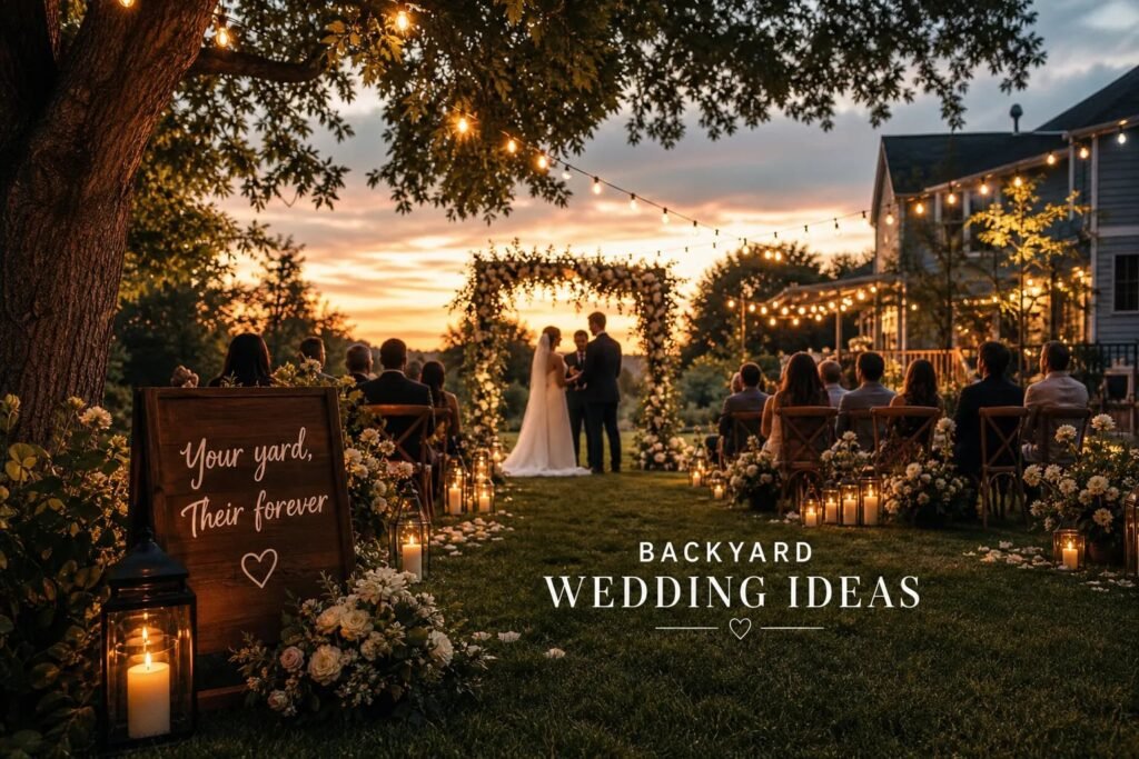 Backyard wedding ideas