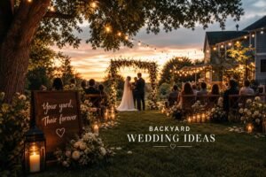 Backyard wedding ideas that turn your yard into a venue
